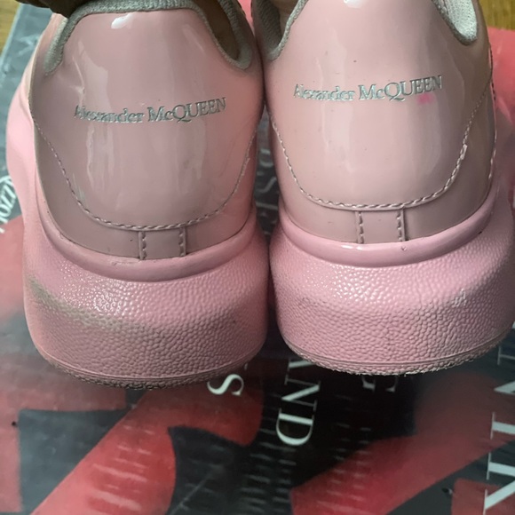 Alexander McQueen Other - Little girl pink patent leather McQueen’s sneakers. Euro size 31